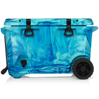 Ocean Swirl BrüTank 55-Quart Rolling CoolerBrüTank 55-Quart Rolling Cooler